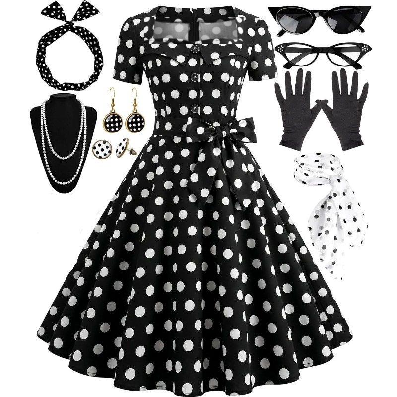 Women'S Accessories In The 1950S - Элегантные винтажные платья для женщин в