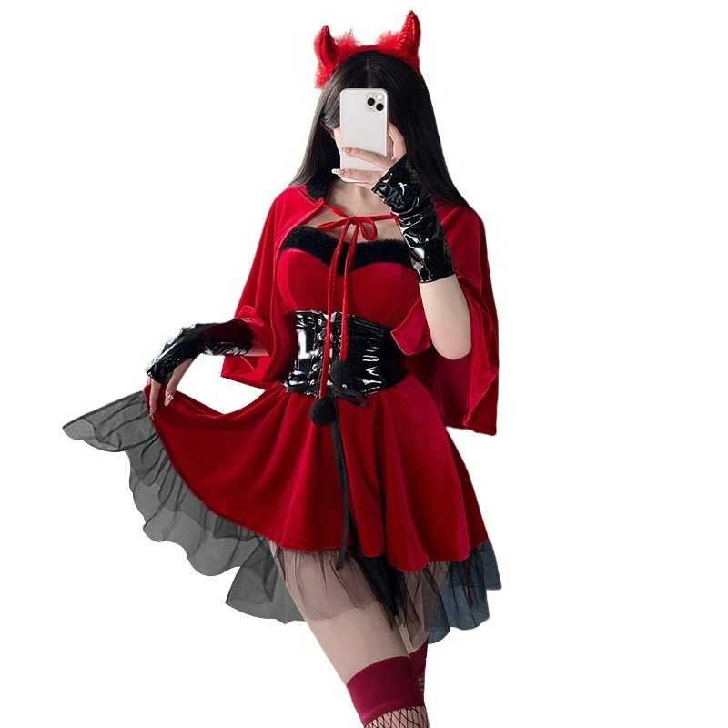 Костюм для косплея «Красный дь – обзор и цена Women'S Red Accessories