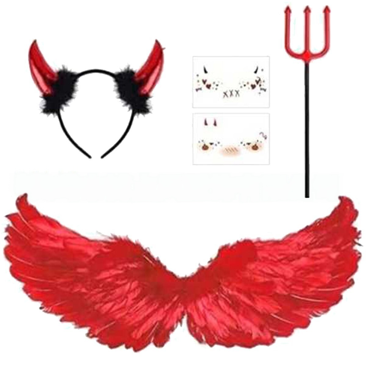 Костюм на Хэллоуин: красный дь – обзор и цена Women'S Red Accessories