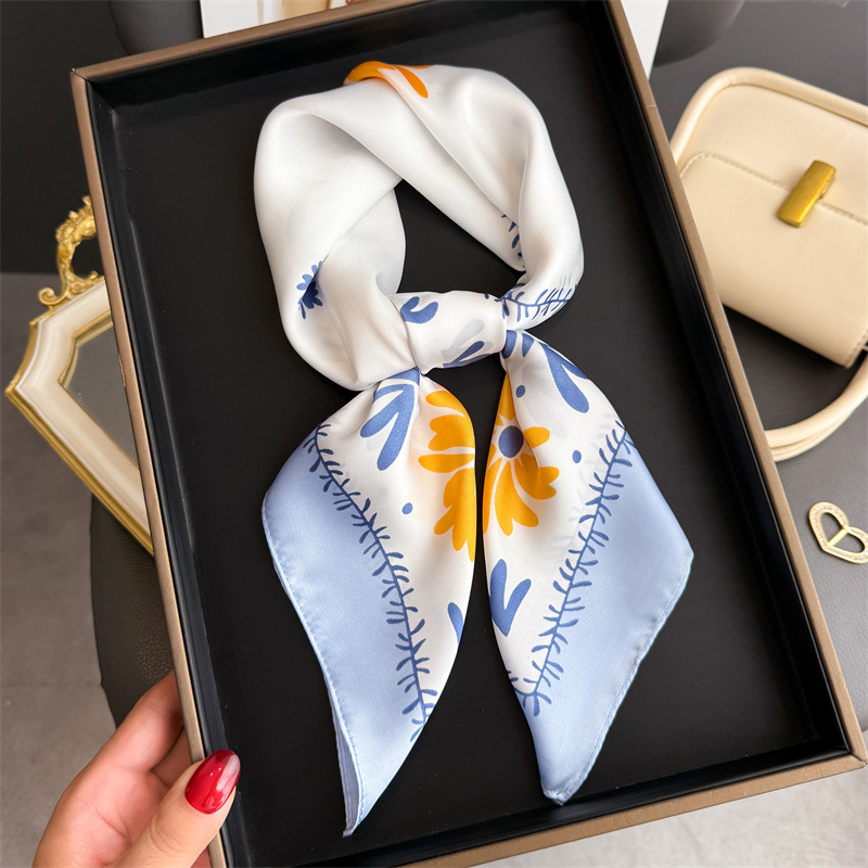 1 шт. новый модный шелковый пл – обзор и цена Silk Scarf Square