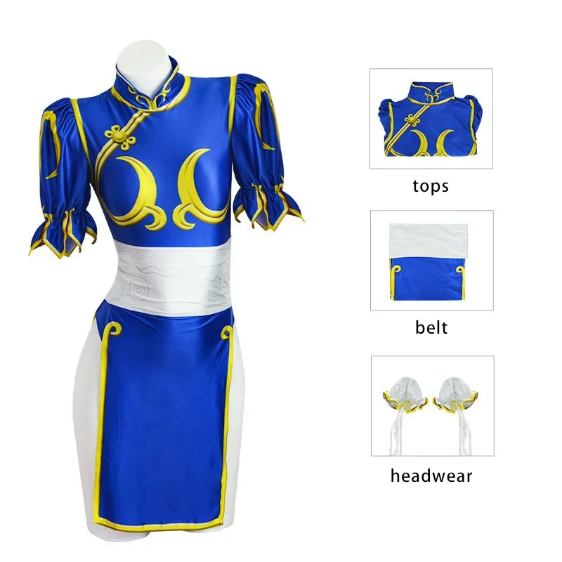 Костюм для косплея Чун Ли из и – обзор и цена Women'S Accessories Clothing